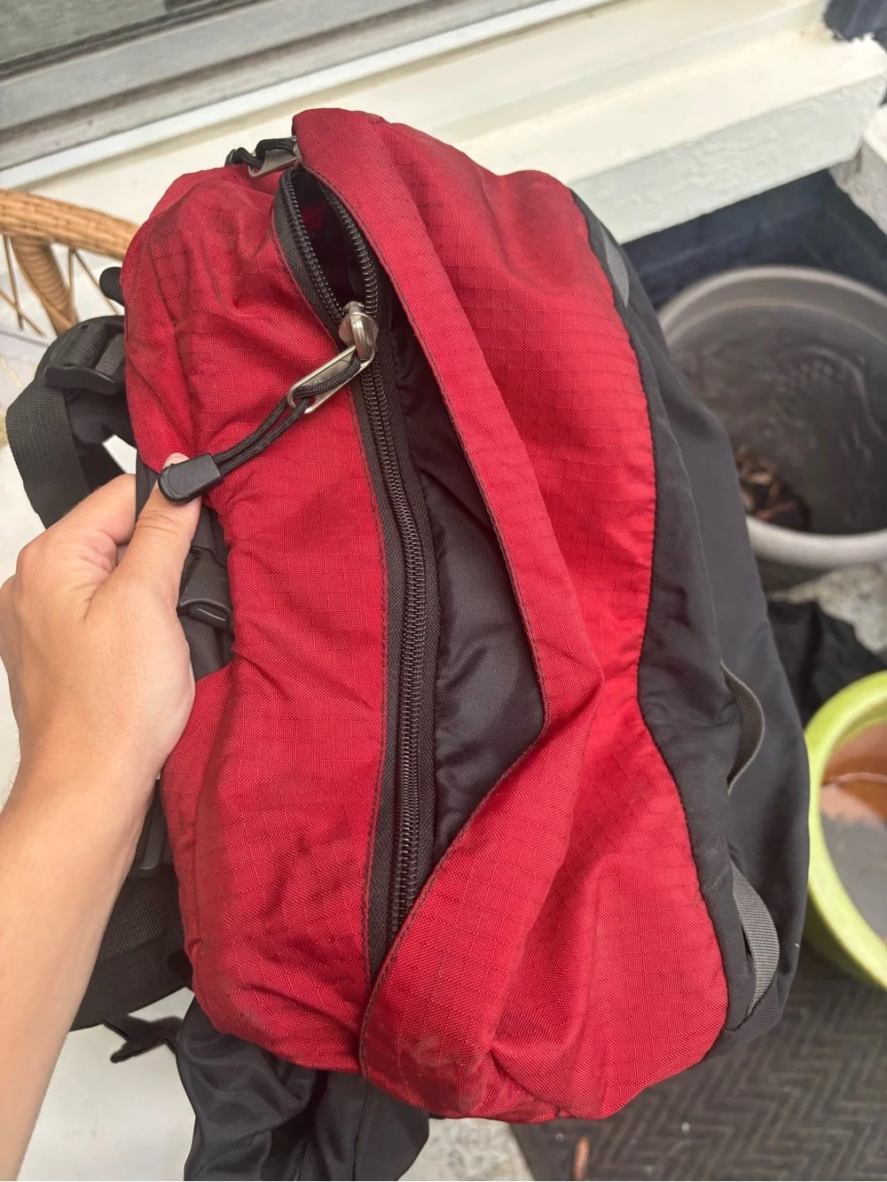Arc'teryx Bora 65 backpack black red large hiking camping travel